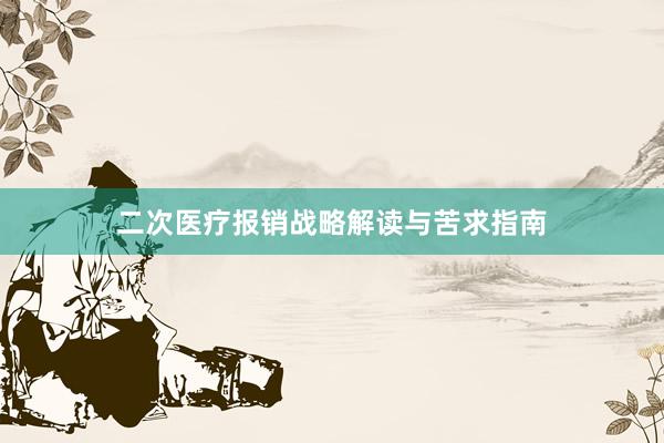 二次医疗报销战略解读与苦求指南